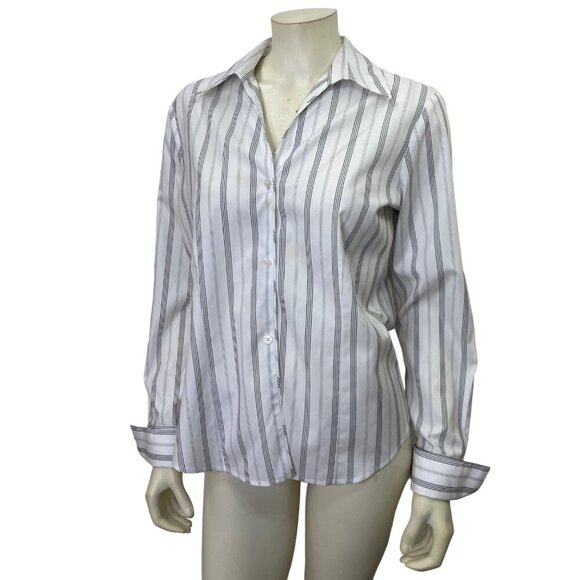 JONES NEW‎ YORK COLLECTION LONG SLEEVE TOP SIZE 10 - Picture 1 of 5